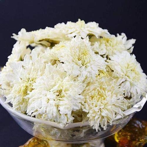 JQ Huangshan blanc chrysanthème bourgeons thé à base de plantes de thé de feuilles en vrac réduire la sécheresse oculaire 200g