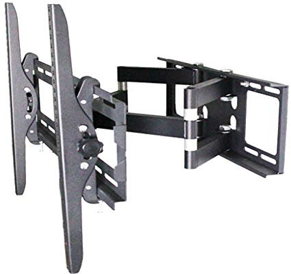 PMCIGQTH Support TV, Support Mural pour téléviseur, Support Mural pivotant pour téléviseur, adapté aux téléviseurs de 42 à 65 Pouces, Peut être télescopique et tourné pour Choisir l'angle d