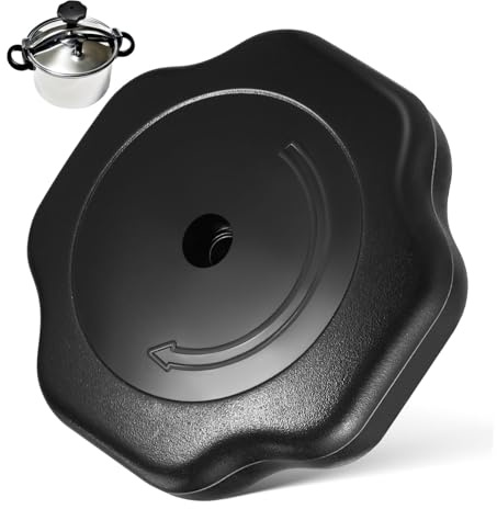 TIDTALEO Bouton De Couvercle D'Autocuiseur En Bakélite Poignée De Remplacement Pour Bouton De Couvercle De Casserole Universel Facile À Installer 7.50 X 7.50 X 3.50 Cm