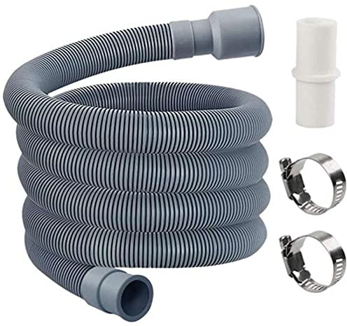 Ujjdwiurgh Automatic Drum Washing Machine Drain Pipe Drain Hose Fittings, 4 Meter