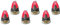 Kiwi Express Schuhputzschwamm, schwarz, 5,9 ml (6 Stück)