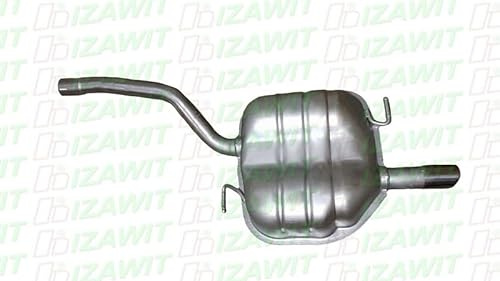 IZAWIT 23.173 Endschalldämpfer Hinten Kompatibel mit VW Passat Variant 3C5 3C0253609CQ