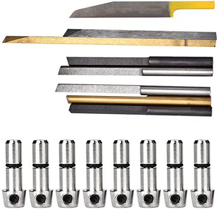 Kit di Strumenti per Incisione Punte da Taglio per Incisione per Macchina Pneumatica per Incisione a Impatto Utensili Rotanti Fai-da-te Accessori per Gioielleria Bicchiere Ceramica Metallo Plastica