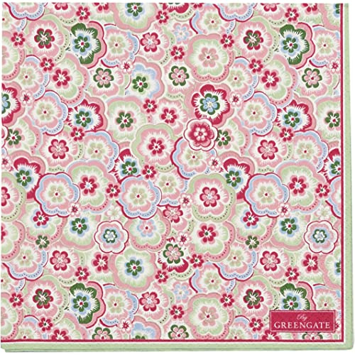 GreenGate Selma Papierservietten Pale pink Large 20pcs