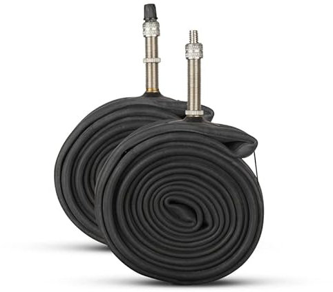 Fahrradschlauch (DV/Dunlop Ventil) 2er Set - 28 Zoll (28 x 13/8-15/8) Innenschlauch, ETRTO - 28/47-622/635