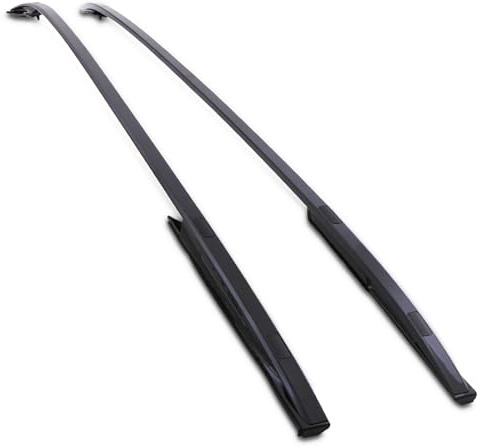 Predator4x4 Full Length Black Roof Rails Compatible With Fit Land Rover Discovery Sport L550 14+ 75KG Load Capacity Aluminium Side Bars Rack Cargo Storage Luggage Carrier