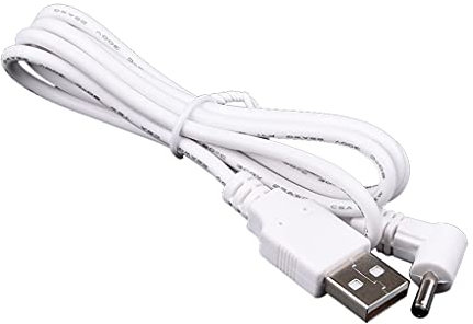 XAGMODSHN Cavo di alimentazione da USB a CC 5 V per jack CC cavo di ricarica cavo di alimentazione con spina a gomito per router mini altoparlanti ventola