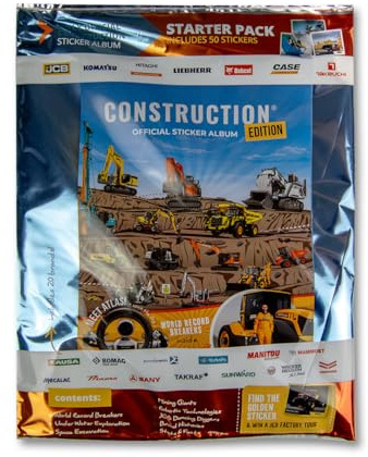 Construction Edition Starter Pack ufficiale dell'album di adesivi
