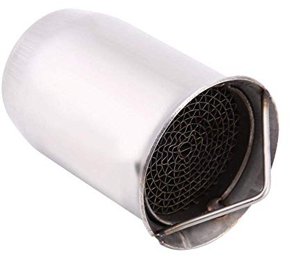 EVGATSAUTO Motorrad Schalldämpfer 51mm Edelstahl Universal Schalldämpfer Geräuschreduzierend Leicht Montierbar für Motorrad Chopper Cruiser Enduro