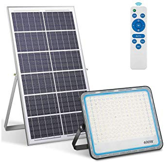 Faro led 400W pannello solare luce fredda faretto esterno led giardino RL-400