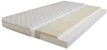 BDW Die Matratze Latex-Schaum passt Sich dem Körper an und sorgt so für einen gesunden und komfortablen Schlaf. Antiallergisch, extrem strapazierfähig und luftig (140 x 70)