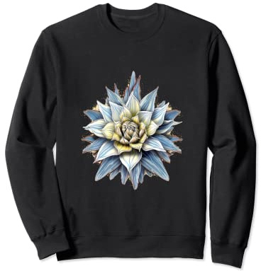 Agave Americana Century Plant Maguey American Aloe Succulent Sweatshirt