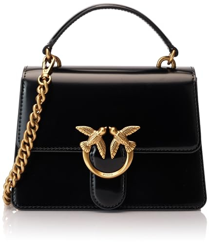 Pinko LOVE ONE TOP HANDLE MINI LIGHT PELLE SPAZZOLATA LUCIDA