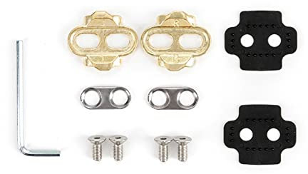 ISTOVO Copper Lock Piece Mountain Bike Egg Beater Pedal LockPiece Shoe Accessories Lock Shoe Piece Mountain Bike Pedal Lock Piece
