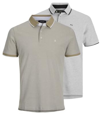 JACK & JONES JJEPAULOS Polo SS 2PK MP NOOS