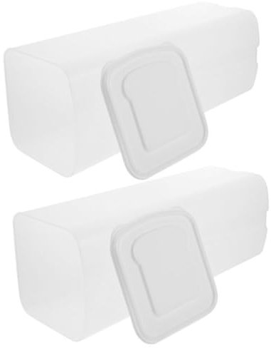 Amosfun 2pezzi Contenitore Per Pane Riutilizzabile Da Portapane Per Conservazione Per Cucine Moderne