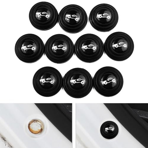 Lot de 10 joints anti-collision pour portière de voiture, isolation phonique et coussinet absorbant les chocs, réduction efficace du bruit