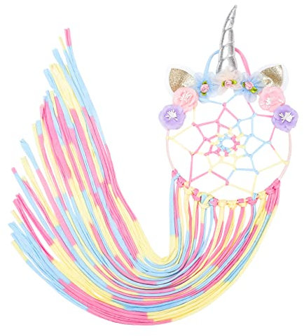 EPIGEIST Junge Mädchen Haarschmuck Organizer Einhorn Aufbewahrung Für Haarspangen Haargummis Und Haaraccessoires Regenbogenfarbige Dekoration Für Mädchenzimmer Platzsparend Und