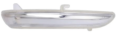 DZSQWETYU Intermitente Retrovisor para Citroen C3 C4 Cactus Espejo Retrovisor Luz De Señal De Giro Espejo Retrovisor Luz Indicadora Cubierta De Lámpara 1607512680 Indicador Intermitente(Derecha)