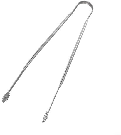 Pinze per barbecue con manico lungo per salsicce, strumento per grigliare in acciaio inox resistente per cucinare in modo sicuro (40 cm)