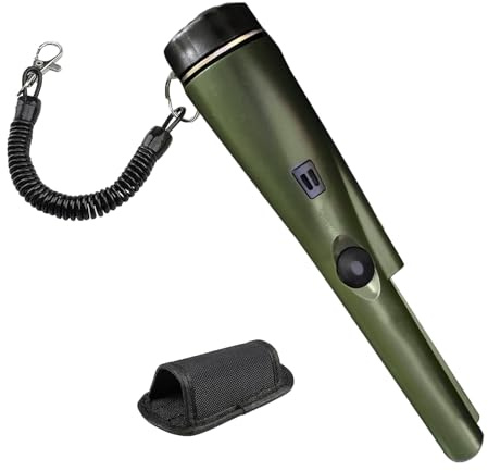 Détecteur de métaux Pinpointer - Détecteur de métaux portable | Pointeur à broche portable | Localisateur de trésors | Outil de détection de métaux | Pointeur à broche étanche avec localisateur d'étui