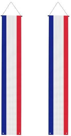 Bandiera francese Stampa Banner Decor Ambiente festivo Ogni occasione Interno Esterno Porta Anteriore Portico Di Più