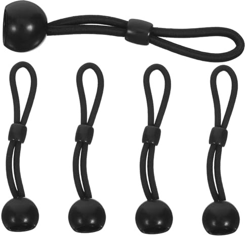Toddmomy 5piezas Cordón de Bola Resorte para Cortina Cuerdas Elásticas Bolas Amarre Elástico para Persianas Enrollables Uso Ventanas