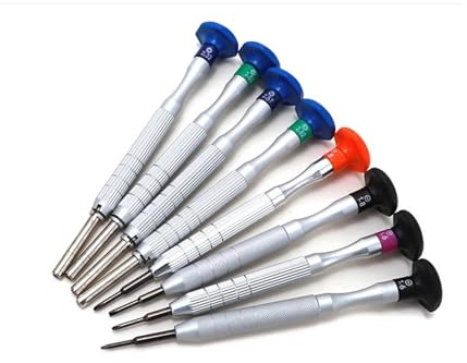 EABKLPQRS Mini cacciavite multifunzione per occhiali, 1 set di cacciaviti for la riparazione occhiali e orologi(Slot 1.8)