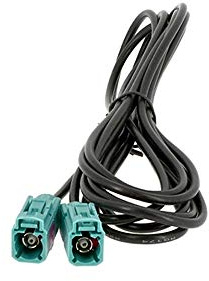 Maxxcount FAKRA Antennenadapter Verlängerung 2,5m 250cm Fakra Buchse (F) auf Fakra Buchse (F)