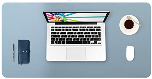 DOBAOJIA Große Schreibtischunterlage 80 X 40cm, Schreibtischmatte, Desk Pad | Schreibtischschutz XXL, Schreibblock, für Laptop/Tastatur/Maus, PU Leder Wasserdicht + Wildleder Rutschfest