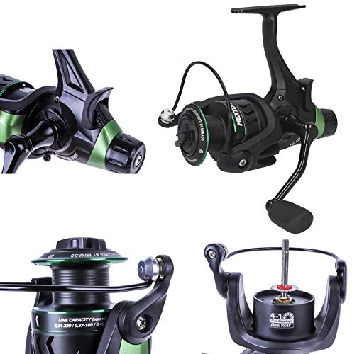 MIKADO NEXTON 6000 Freilaufrolle Karpfenrolle Methodfeeder Angelrolle 503g/4.7:1
