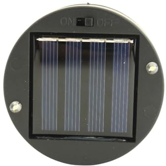 Solarmodul-Solarpanel mit LED Leuchtmitteln für Solar-Kugel-Leuchte OLA Kaltweiß 4000K Ersatzsolareinheit (Einheit mit 2 LED)