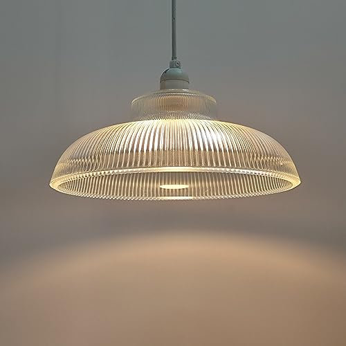 CGC Lighting Glass Bistro Adjustable Ceiling Pendant Light Lamp Shade (Shade Only)