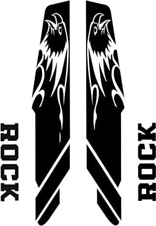 DualColorStampe Adesivi Forcella Bici MTB Mountain Bike Stickers Accessori Bicicletta Decalcomanie Falco B0040