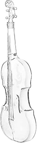 RAKUTE Carafe à vin avec bouchon en verre Violon Carafe à whisky Diviseur d'alcool Distributeur de vin Carafe à vin Carafe à vin en verre de cristal Cadeau de vin Pichet