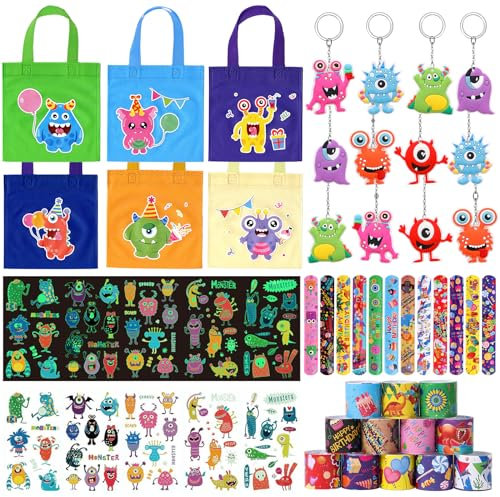 Tacobear Monster Relleno Piñatas Detalles Cumpleaños Niños Bolsos de Fiesta Llavero Pulseras Pegatinas Luminosos Tatuajes Temporales Regalos Invitados Cumpleaños Niños Juguetes Cumpleaños