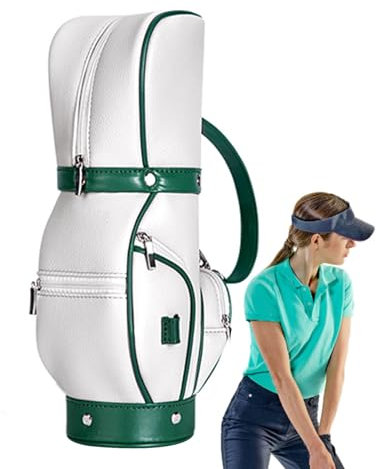 Kleine Golftasche,Golfballhalter | Kleine Golf-Tee-Tasche, Golfball-Träger | Einzelne Umhängetasche aus PU-Leder, leichte Damen-Umhängetasche für das Golftraining im Freien Neamou