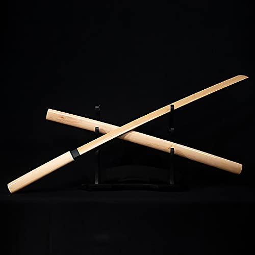 Spade di bambù Laido 103cm,Spada di legno da allenamento in legno massello fatta a mano con fodero,Katana giapponese,Bokken,Adatto per cosplay,Lai,Collezione,Decorazioni per la casa,Pratica con spada