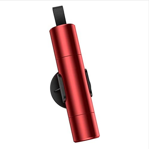 IJNHYTG Martello Car Window Glass Breaker Safety Hammer Mini Life-Saving Escape Hammer Auto Seat Belt Cutter Knife Car Emergency Tool (Color : Type1 Red)