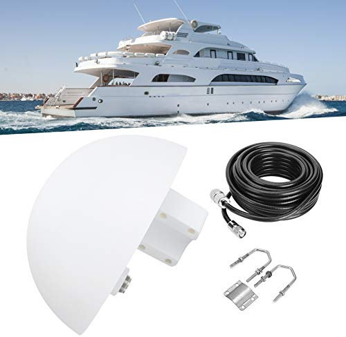 Antenna Radio Satellitare ISA190, Antenna Fissa per Automobile Marina, Modello di Ricevitore Satellitare Attivo Integrato per Iridium 9500 9505 9505A 9555 9575