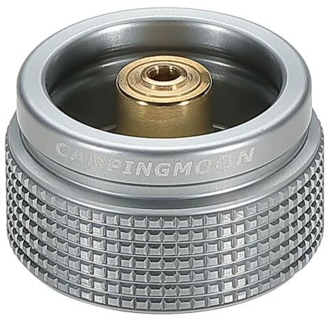 Campingmoon gasspis adapter Easy Clic Plus-system för konvertering av CV bajonettanslutning till typ MSF-1a eller Lindalventil Z08