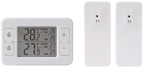 Remingtape Wireless Transmission Thermometer LCD Digital Alarm Refrigerator Freezer Electronic Temperature Sensor Indoor Outdoor
