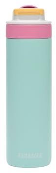 Kambukka Bouteille d'eau en acier inoxydable avec paille - Modèle Lagoon Ice Pop - 600 ml - Bouteille d'eau isolée anti-fuite avec paille - Acier inoxydable
