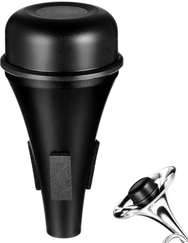 Supvox Posaunendämpfer 5.31X2.36In Leichter Trompetendämpfer Aus Robustem Kunststoff Stahl Für Üben Bühne Und Blechblasinstrumente Zubehör