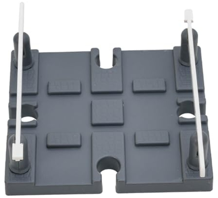 Parliky Train Road Block Rail Barrier Model Realistic Mini Railway Railing Accessory for Train Tracks Safe Pretend Plaything for Imaginative Car Transport Scenes