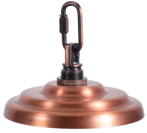SAFIGLE Piastra di Montaggio Rotonda Facile da Pulire in Ferro con Illuminazione Uniforme per Lampadari e Lanterne per Progetti DIY e Decorazioni Moderne