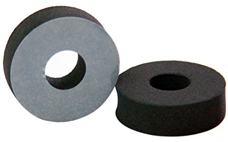 Fermit GmbH Dichtung für Wandarmaturen, Wand, Rohr, Badewanne, Wasserfest, Grau, Schaum, 1 Stück