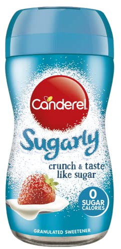 Canderel Sugarly Sweetener Jar - Zero Calorie and Keto Friendly Sugar Alternative - 6 x 275g