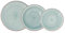 Quid Vita Aqua Vaisselle Céramique 18 Pièces - 6 Personnes Bleu