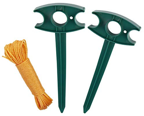 Windhager 07101 - Ligne de Jardin et de Plantes - Corde de Plantation - Aide à la Pose - Guide de Jardin - 15 m